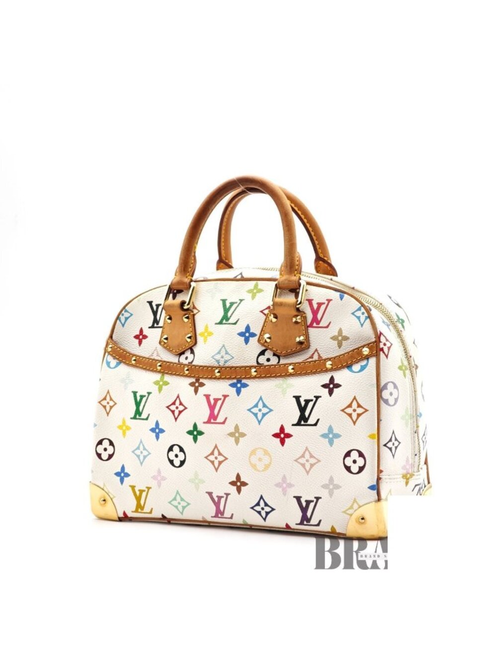 Louis Vuitton Truville Multicolor Bag Handbag Colorful Blanc White Takashi